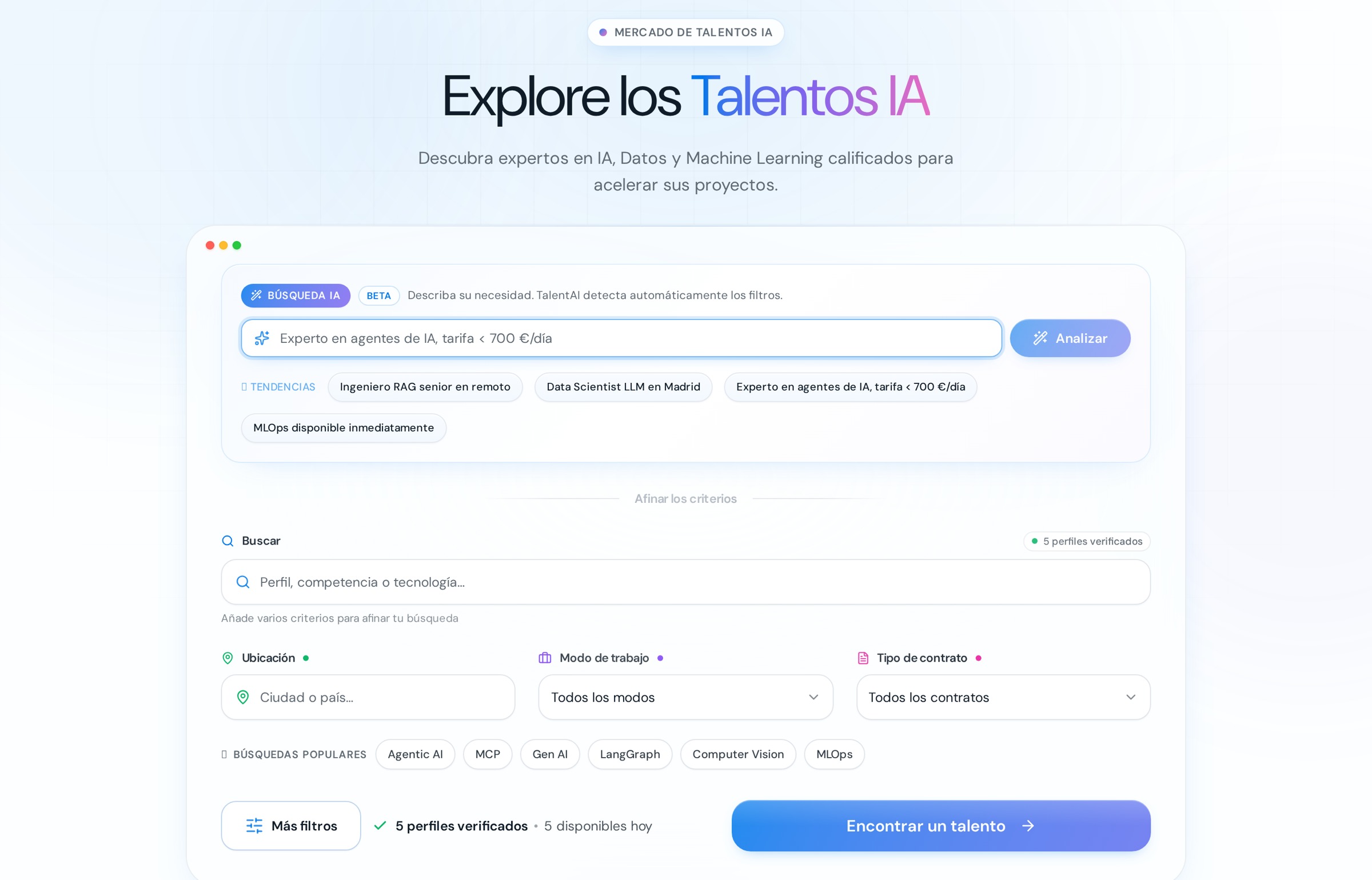 La búsqueda con IA